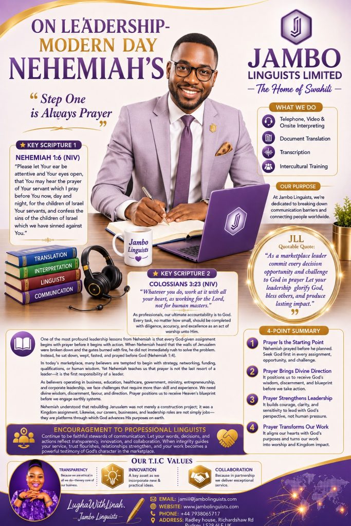 JLL NEHEMIAH LESSON I